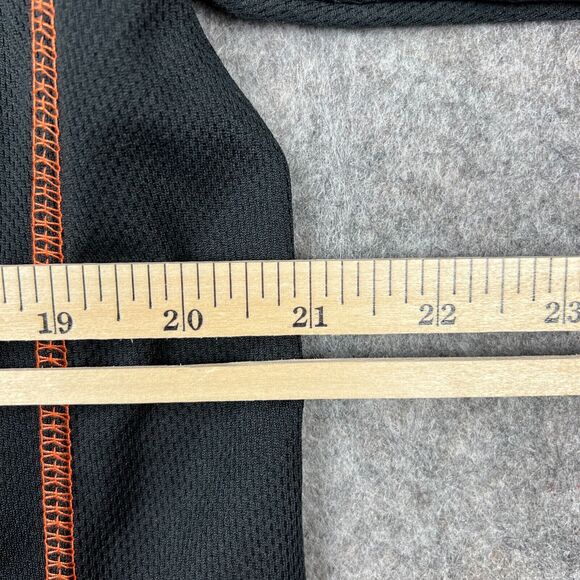 Baltimore Orioles Jersey Mens Medium Black Mesh Embroidered MLB Baseball Tee Y2K - Picture 9 of 12